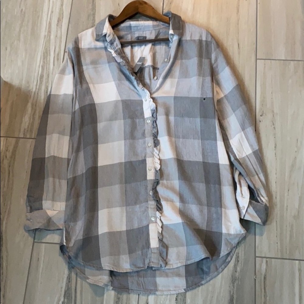 NWT American Eagle Plaid Tunic